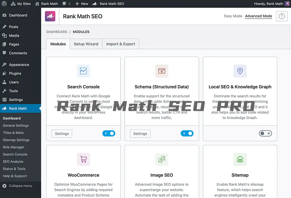 Rank Math SEO PRO 演示